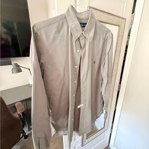 Polo by Ralph Lauren Men's Gray Casual Button-Down Shirt